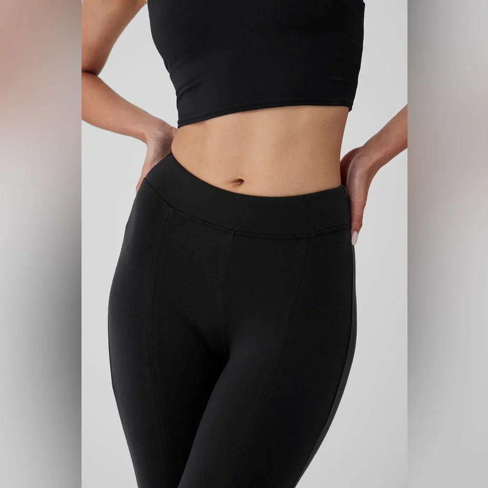ALO Airbrush High-Waist Flutter Legging‎ Women's Size XS